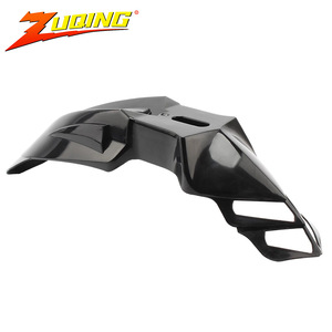 Guardabarros Delantero para Motocicleta Zuqing FG101 Negro, Pieza de Modificación Universal para Kawasaki Suzuki - Product Image 1