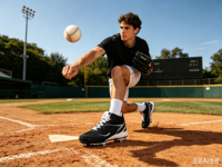 Chaussures de baseball mi-montantes OEM ODM pour hommes, semelle extérieure en caoutchouc moulé, sangle de cheville, à lacets, chaussures de softball personnalisables multicolores