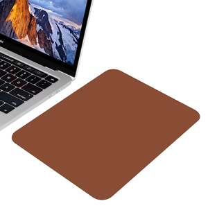 Farbenfrohe Doppelseitige Leder-Gaming-Schreibtischunterlage Computer-Laptop-Mausmatte Wasserdichte Reise-Mausunterlage aus PU-Leder - Product Image 2