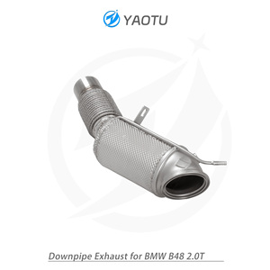 Tuyau d'échappement en acier inoxydable YT avec catalyseur et interface de manchon OPF compatible avec <span class=keywords><strong>BMW</strong></span> 325i 330i 425i B48 2.0T - Product Image 5