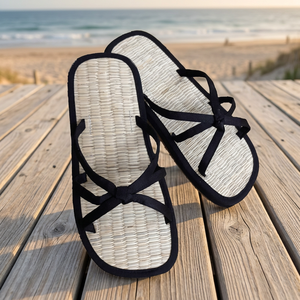 Chanclas de Verano y Otoño con Logotipo Personalizado, de Seagrass, Cálidas, para Interiores y Exteriores, para Hombre y Mujer, con Suela de Goma y Forro de Polvo de Canela - Product Image 3