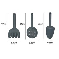 Ensemble de jouets de plage en silicone, seau portable, jeu aquatique parent-enfant, pelle à sable, outils de plage