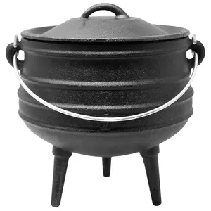 Nồi Gang Đúc Sẵn/Nồi Potjie/Nồi Cắm Trại