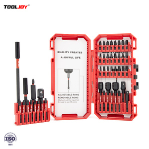 <span class=keywords><strong>Set</strong></span> di punte a impatto TOOLJOY Heavy Duty da 48 pezzi con finitura cromata e adattatori per bussole per uso fai-da-te e industriale - Product Image 2