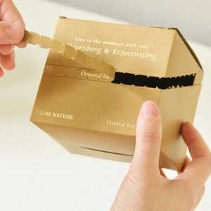 Caja de Envío con Logotipo Personalizado, Ecológica, de Cartón Corrugado, Autosellable, con Tiras Adhesivas, Caja con Cierre de Cremallera, Materiales Reciclados - Product Image 2