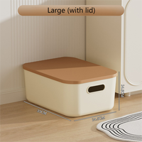 CHPP06 Boîte de rangement pour jouets d'enfants en plastique PP avec couvercle, écologique, grande capacité, boîte de rangement pour vêtements, multifonctionnelle, pour la maison