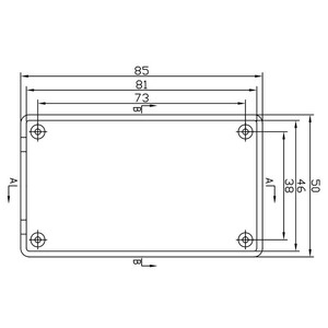 Hộp nối nhựa ABS chất lượng cao, hộp dự án nhựa, vỏ thiết bị điện tử - Product Image 3