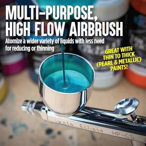 <span class=keywords><strong>Iwata</strong></span> Eclipse HP-CS aérographe pneumatique 0.24 oz tasse pour artistes modèle peinture Cosplay Plus - Product Image 6