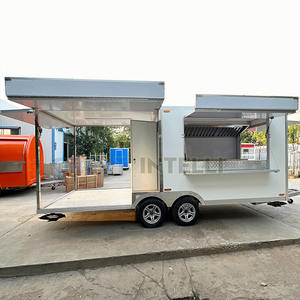 Carrito de Helados Móvil, Remolque de Comida, Contenedor de Restaurante, Camiones de Comida para Hoteles, Casa Móvil con Ruedas, Quiosco de Snacks y Papas Fritas - Product Image 1