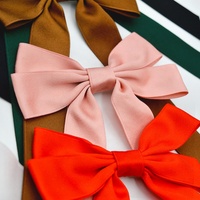 Gordon Bänder Polyester Taft Satin Band Mädchen Haars pangen für Frauen Zubehör Poly cotton Hari Bow
