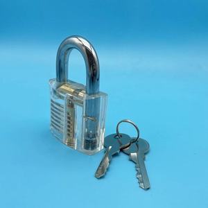 Candado de Práctica Transparente de Plástico Antirrobo, Duradero, de Buena Calidad y Económico para Aprendizaje de Cerrajería - Product Image 5