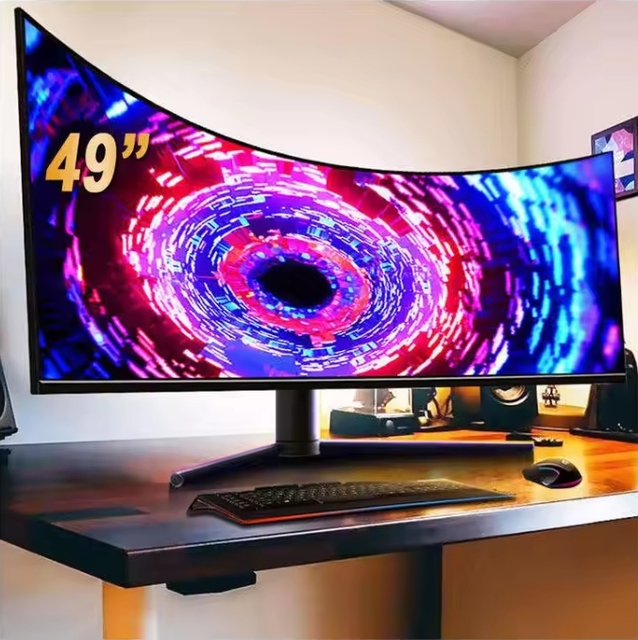 5120*1440 Computer Monitor 49 Inch 144hz 5k Lcd Led 49 Inch Curved Monitor