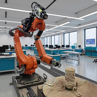 Robot de fraisage et de gravure KUKA à 7 axes |   Système de sculpture 3D/5D pour mousse, bois, pierre