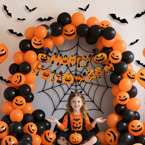 Set <span class=keywords><strong>de</strong></span> Decoración <span class=keywords><strong>de</strong></span> Globos <span class=keywords><strong>de</strong></span> Halloween, 12 Estilos, Kit <span class=keywords><strong>de</strong></span> Arco para Fiesta, Negro, Naranja, Morado, <span class=keywords><strong>Verde</strong></span>, Confeti, Guirnalda <span class=keywords><strong>de</strong></span> Látex, BOO, Calavera, Fantasma, <span class=keywords><strong>Bruja</strong></span> - Product Image 1