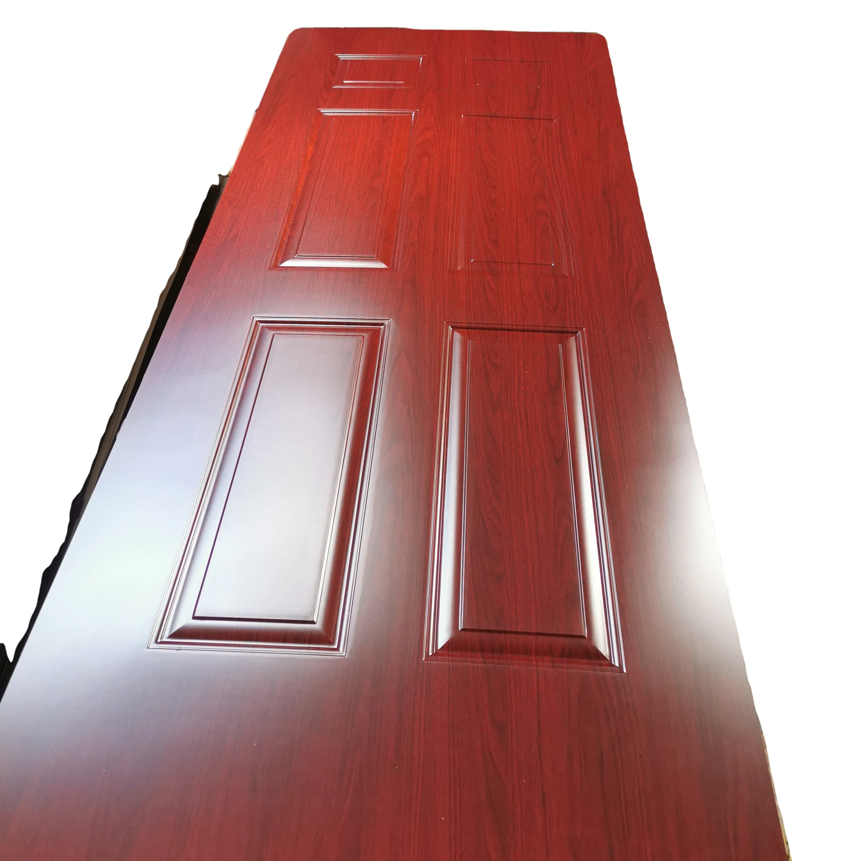 Revestimiento de madera de roble rojo y melamina, moldeado HDF, para puerta, 915x2150mm