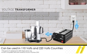 <span class=keywords><strong>Convertidor</strong></span> <span class=keywords><strong>de</strong></span> Voltaje <span class=keywords><strong>de</strong></span> 1150W, 110V <span class=keywords><strong>a</strong></span> 220V, Bobina <span class=keywords><strong>de</strong></span> Cobre y Aluminio, Monofásico, Autotransformador Toroidal - Product Image 5