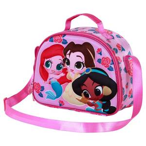 Sac à déjeuner 3D Karactermania pour Princess Flowers avec fermeture éclair, doublure isolante en polyester et PEVA - Product Image 1
