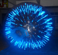 Boule de Zorb d'éclairage de LED colorée gonflable la plus populaire à vendre