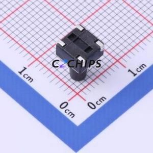 TS-1036U-A12B3-D2 Tactile Switch SMD-4P,6x6mm Switch Single Pole Single Throw Round Button 2.5N Vertical Mount - Product Image 2