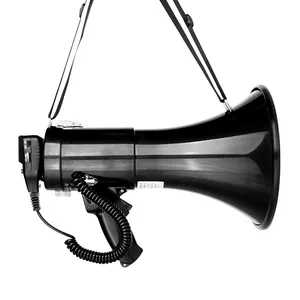 Mégaphone 50W Portable Haut-parleurs actifs professionnels Haut-parleur mégaphone extérieur avec sirène