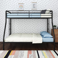 Vente en Gros Usine Moderne Lit Superposé Double en Métal Adapté Chambre d'Enfant ou Adulte Lit Mère-Enfant