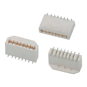 fpc ffc connector 1.0mm pitch 6,8,12Pin SMT NON-ZIF Vertical type H=5.4mm Hight Temperature restiance FPC/FFC CONN