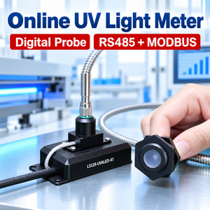 Capteur UV en ligne Linshang LS129 RS485 MODBUS avec sonde détachable pour la surveillance des LED UVA, UVB, UVC - Product Image 2