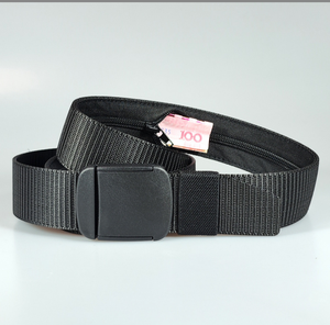 Cinturón de Seguridad DFB13 para Viajes, Impermeable, con Bolsillo Secreto Oculto, Hebilla de Plástico, para Hombre y Mujer, de Nailon - Product Image 2