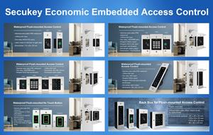 Lettore di schede RFID da incasso a parete 125KHz per sistemi di controllo accessi e controllo accessi porta integrati - Product Image 2