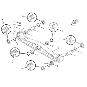 Goupille de chenille de rechange neuve de haute qualité 281-4015 2814015 compatible avec les tracteurs de type chenille de marque D6R D6T D6R LGP D6GC - Product Image 3