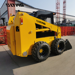 LTMG toprak taşıma makineleri yükleyici 75 HP güç 700kg 950kg 1050kg tekerlekli kızak nokta dönüşlü yükleyici burgu Mulcher 4 in 1 kova - Product Image 4
