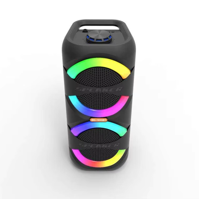 High Quality Portable 6.5' Party Speaker with RGB LED Lights for 5.3 Wireless USB & Memory Card Support for Mobile Phone