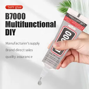 निर्माता थोक मोबाइल फोन स्क्रीन आभूषण DIY पारदर्शी चिपकने वाला B7000-3ml