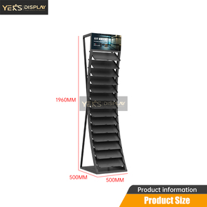 Giá đỡ trưng bày gạch kim loại tiêu chuẩn - Dụng cụ cần thiết cho phòng trưng bày, thiết kế đơn giản, tiện dụng để giữ và trưng bày gạch đá ceramic - Product Image 3