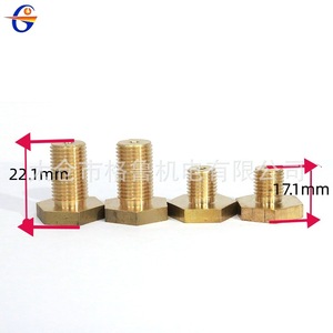 Conector de tubo de alimentación de alambre, enchufe de rosca externa de cobre GL-20190729 para robot de soldadura - Product Image 5