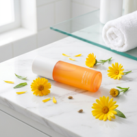 Bouteilles en plastique pour lotion, shampoing et huiles corporelles - Bouteille de sérum PETG verte de 10 oz avec bouchon sablé et pulvérisateur à pompe de 1 oz