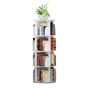 Children's floor-to-ceiling picture book storage cabinet living room indoor corner storage revolving small bookshelf