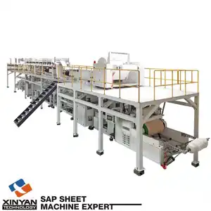 1200Mm Maandverband Pluizen Pulp Sapplaat Maken Machine (Standaardversie) Voor Efficiënte Productie