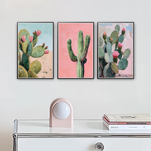 Décorations pour la maison, peintures et arts muraux bohèmes sur le thème du <span class=keywords><strong>cactus</strong></span>, impressions sur toile modernes, tableaux personnalisés sur toile, peintures murales sur toile - Product Image 2