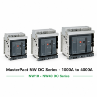 Disjoncteur DC MasterPact NW10-NW40 1000A-4000A, type extractible, ACB DC pour BESS solaire et réseau DC industriel