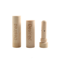 Tube nasopharyngé en bois de noyer naturel Inhalateur Huile essentielle Bois de hêtre Aromathérapie Inhalateur nasal Diffuseur Bâton