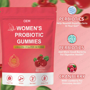 Gummies pour l'équilibre du pH féminin personnalisables OEM/ODM, complément probiotique pour femmes, gummies premium pour l'équilibre féminin - Product Image 2