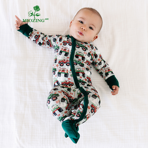 ミオジンベビーブティック衣料 ベビーパジャマメーカー 低刺激性キッズスリープウェア 180gsm竹パジャマ 卸売 - Product Image 1