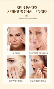 Nueva máscara facial de caracol con lámina de oro de 24 quilates, antiacné, blanqueamiento, hidratante, limpieza profunda de la piel - Product Image 3