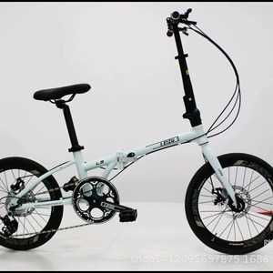 L6 Folding Bike 20 Inch Aluminum Alloy Rigid Frame Geared Commuter Bike - Product Image 5