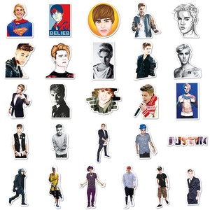 51Pcs Nhà Máy Bán Buôn Sao Ca Sĩ Sáng Tạo Chu vi Không Thấm Nước <span class=keywords><strong>Justin</strong></span> <span class=keywords><strong>Bieber</strong></span> Sticker Guitarist Ledger Scooter Sticker - Product Image 4