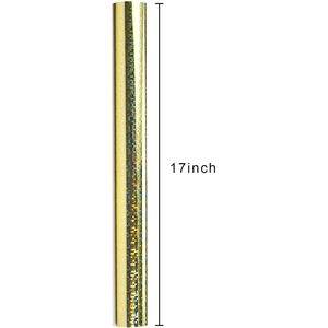 Holographic Wrapping <b>Paper</b> <b>Roll</b> 17 In X 32.8 Ft Gold Dots Metallized <b>Paper</b> For Gift <b>Wrap</b> - Product Image 3