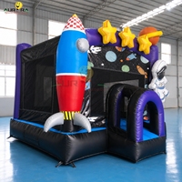Château gonflable de style Cosmos, fusée planétaire, nouvelle conception, Moonwalk, astronaute, château gonflable, saut à l'élastique, Cosmos, saut à l'élastique gonflable