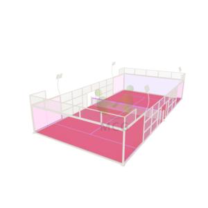 Campo da Padel Professionale Produttore di Campi da Padel Standard Internazionale Campo da Tennis Padel Panoramico in Vetro a Prezzo di Fabbrica - Product Image 6