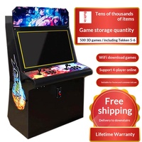 Atari Oyun Kabini Jetonlu Büyük Ölçekli 2 Kişilik Dövüş Oyunu Masaüstü Ev Ticari Çift Joystickli Hepsi Bir Arada Makine